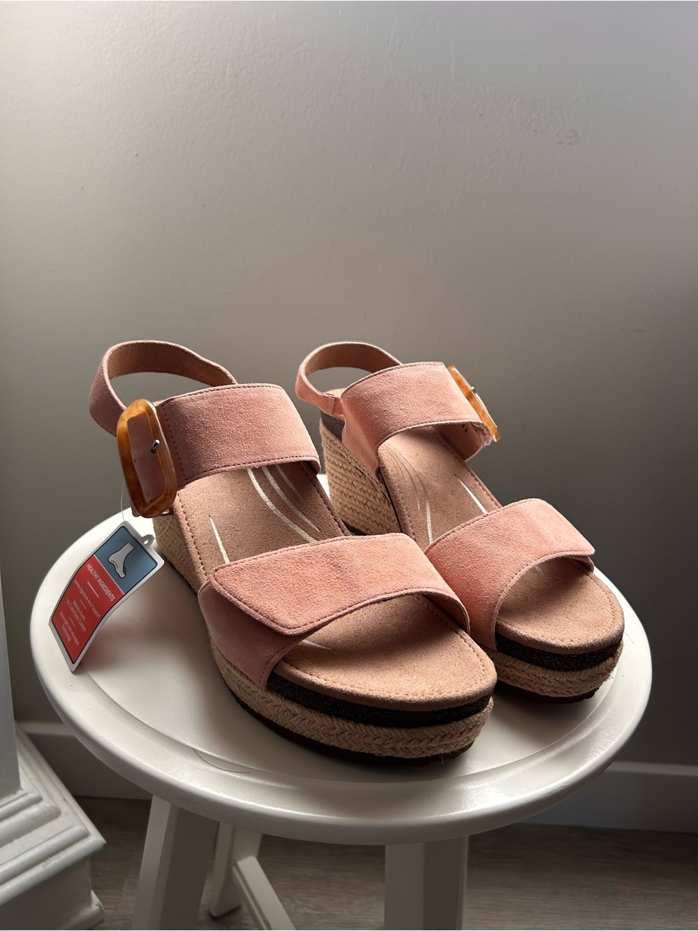 Aetrex wedge sandal model Ashley
